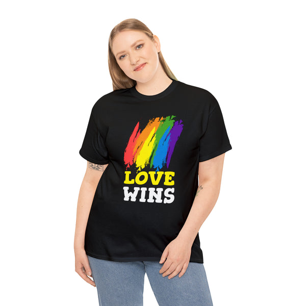 Love Wins LGBT Lesbian Pride Month Transgender Rainbow Gay Plus Size Clothing for Women