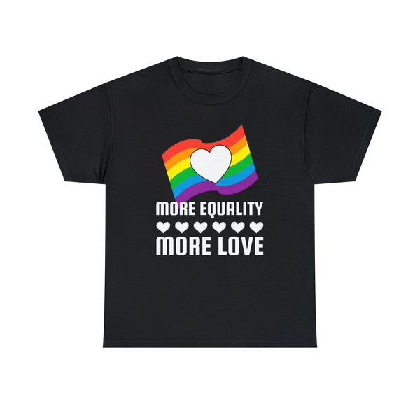 LGBT More Equality More Love LGBTQ Gay Lesbian LGBT Pride Plus Size Tops for Women