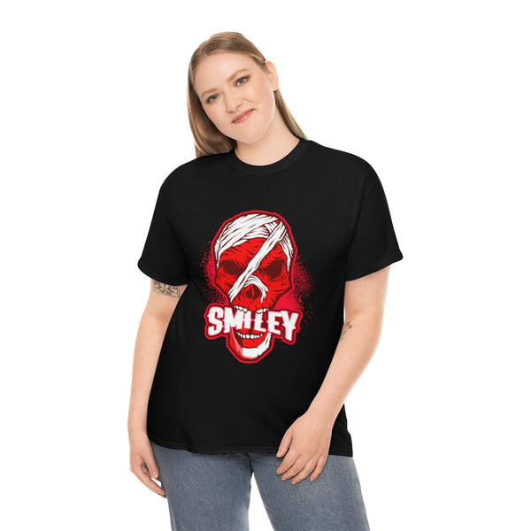 Smiley Skull Halloween Shirts for Women Plus Size 1X 2X 3X 4X 5X Skeleton Halloween Costumes for Plus Size Women