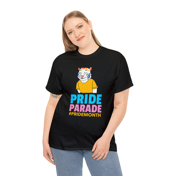 Pride Parade LGBT Pride Rainbow Flag Lesbian Gay Pride Ally Tshirts Shirts for Women Plus Size