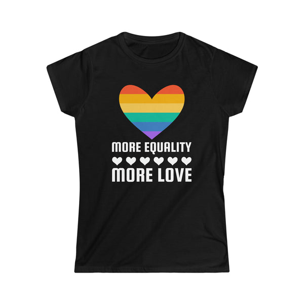 LGBT More Equality More Love LGBTQ Gay Lesbian Bisexual Women Tops