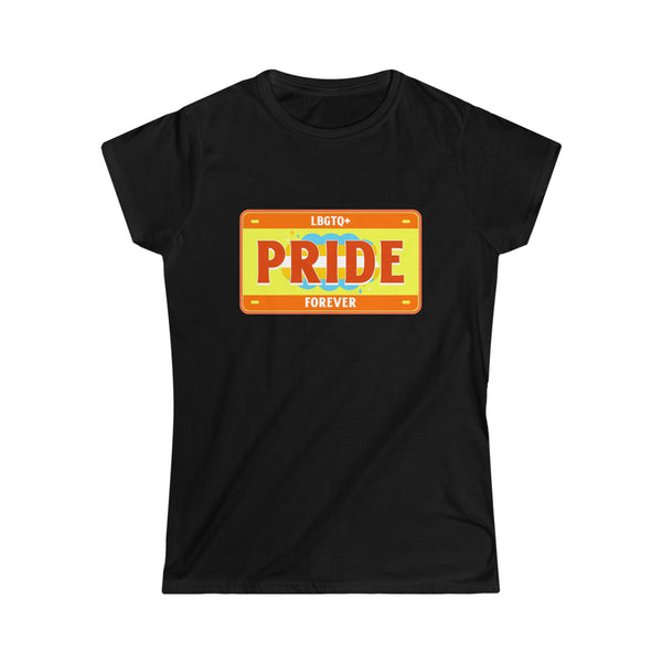 LGBTQ+ Forever LGBT Flag Gay Pride Month Rainbow Lesbian Womens Shirts