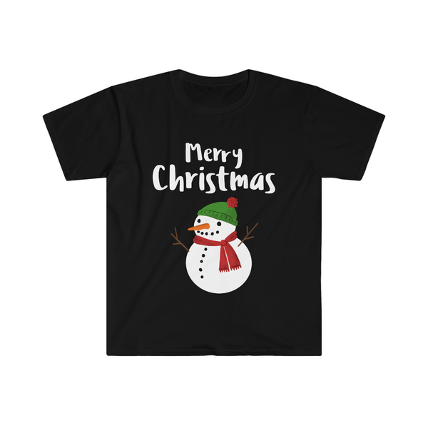 Snowman Mens Christmas Pajamas Christmas T-shirt Funny Christmas Shirts for Men Funny Christmas Shirt