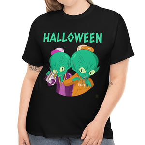 Alien Rapper Crew Plus Size Halloween Clothes for Women Alien Plus Size Halloween Costumes for Women