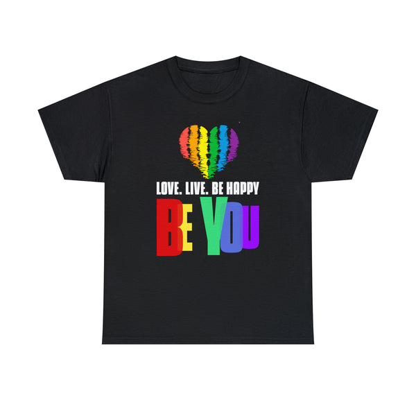 Pride Shirt Women Men LGBTQ Rainbow Shirt Be You LGBT Womens Plus Size Tops