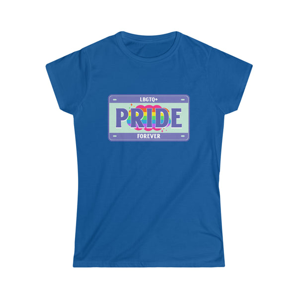 LGBTQ+ Forever LGBT Flag Gay Pride Day Lesbian Rainbow Shirts for Women