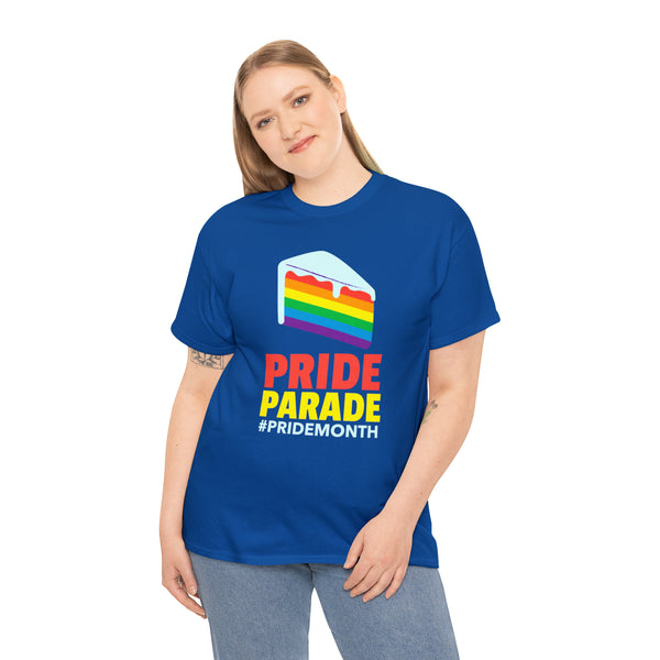 Pride Parade LGBTQ Pride Shirt Rainbow Graphic Tees Gay Plus Size Clothing for Women