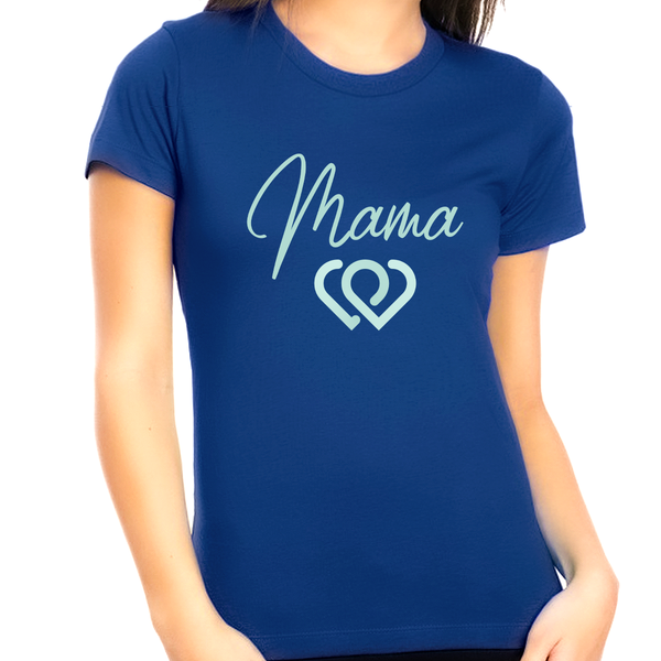 Mama Shirt Cute Mom Life Shirts Mothers Day Shirt Love Mama Shirts