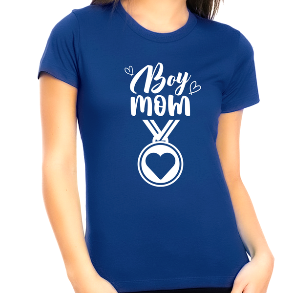 Boy Mom Shirt Mama Shirts for Women Mothers Day Shirt Mom Shirt