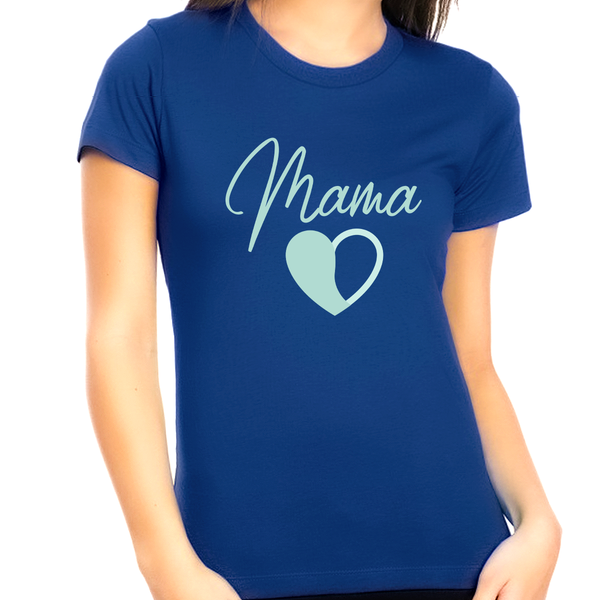 Mama Shirt Mom Life Shirts for Women Mothers Day Shirts Mama Shirts