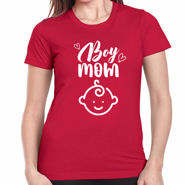 Boy Mom Shirt Mom Life Shirts for Women Mothers Day Mama Shirt