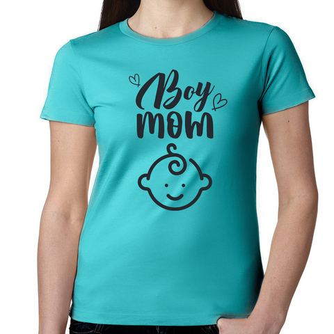 Boy Mom Shirt Mom Life Shirts for Women Mothers Day Mama Shirt