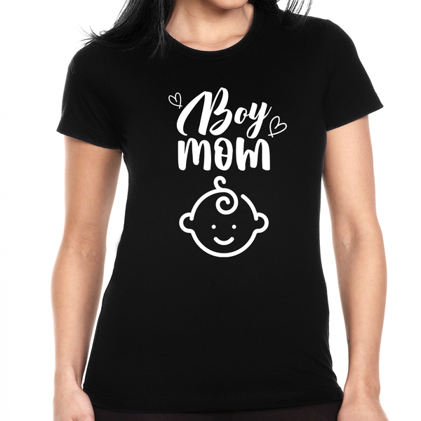 Boy Mom Shirt Mom Life Shirts for Women Mothers Day Mama Shirt