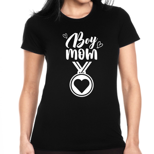 Boy Mom Shirt Mama Shirts for Women Mothers Day Shirt Mom Shirt