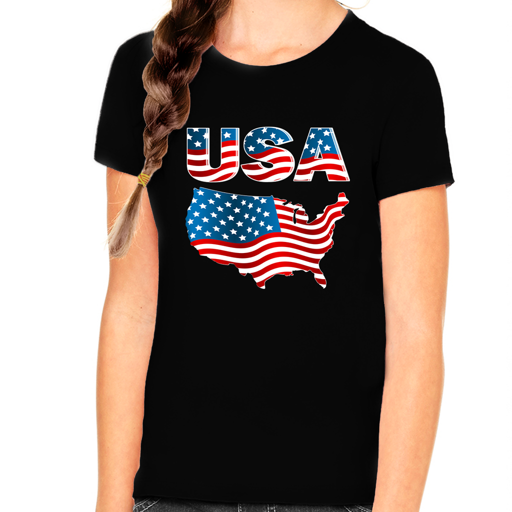American flag shirt for girls online