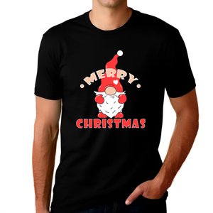 Funny Christmas Shirts for Men Fun Christmas Outfits Funny Gnome Funny Christmas Pajamas Shirt