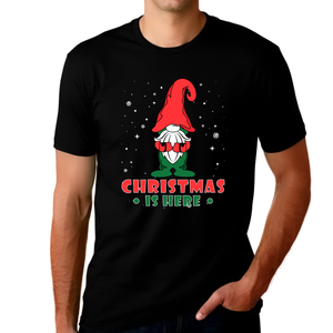 Funny Christmas Shirts for Men Family Christmas Tshirts Funny Xmas Gnome Christmas Pajamas Shirt