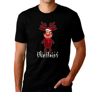 Funny Christmas Shirts for Men Christmas Shirts for Men Funny Reindeer Christmas Pajamas Shirt