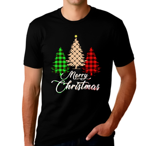 Funny Christmas Shirts for Men Family Christmas Outfits Funny Plaid Christmas Shirt Matching Shirt