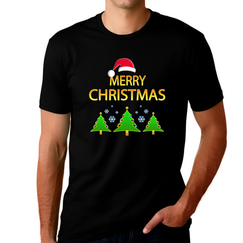 Cool Christmas Shirts for Men Cool Matching Christmas Clothes for Family Merry Christmas Shirt