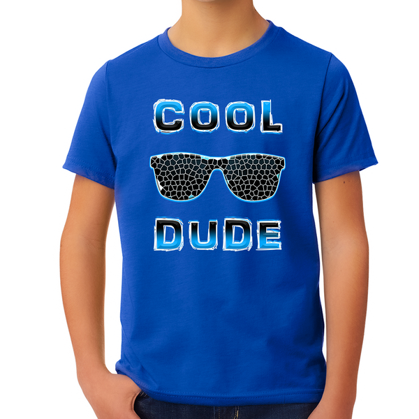 Blue Cool Dude Shirts for BOYS - Perfect Dude Shirt for BOYS - Perfect Dude Merchandise - Fire Fit Designs
