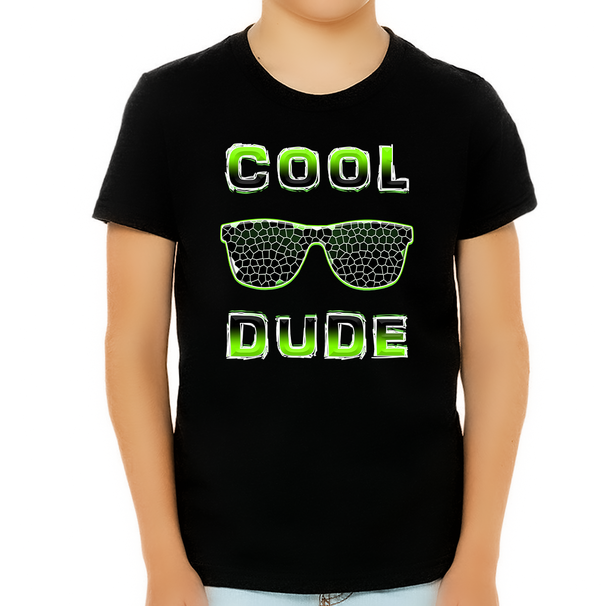 Green Cool Dude Shirts for BOYS - Perfect Dude Shirt for BOYS - Perfect Dude Merchandise - Fire Fit Designs