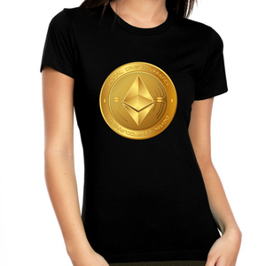 Ethereum Shirt for Women Ethereum Logo Crypto Shirt Cryptocurrency Ethereum Gift ETH Womens Ethereum Clothing