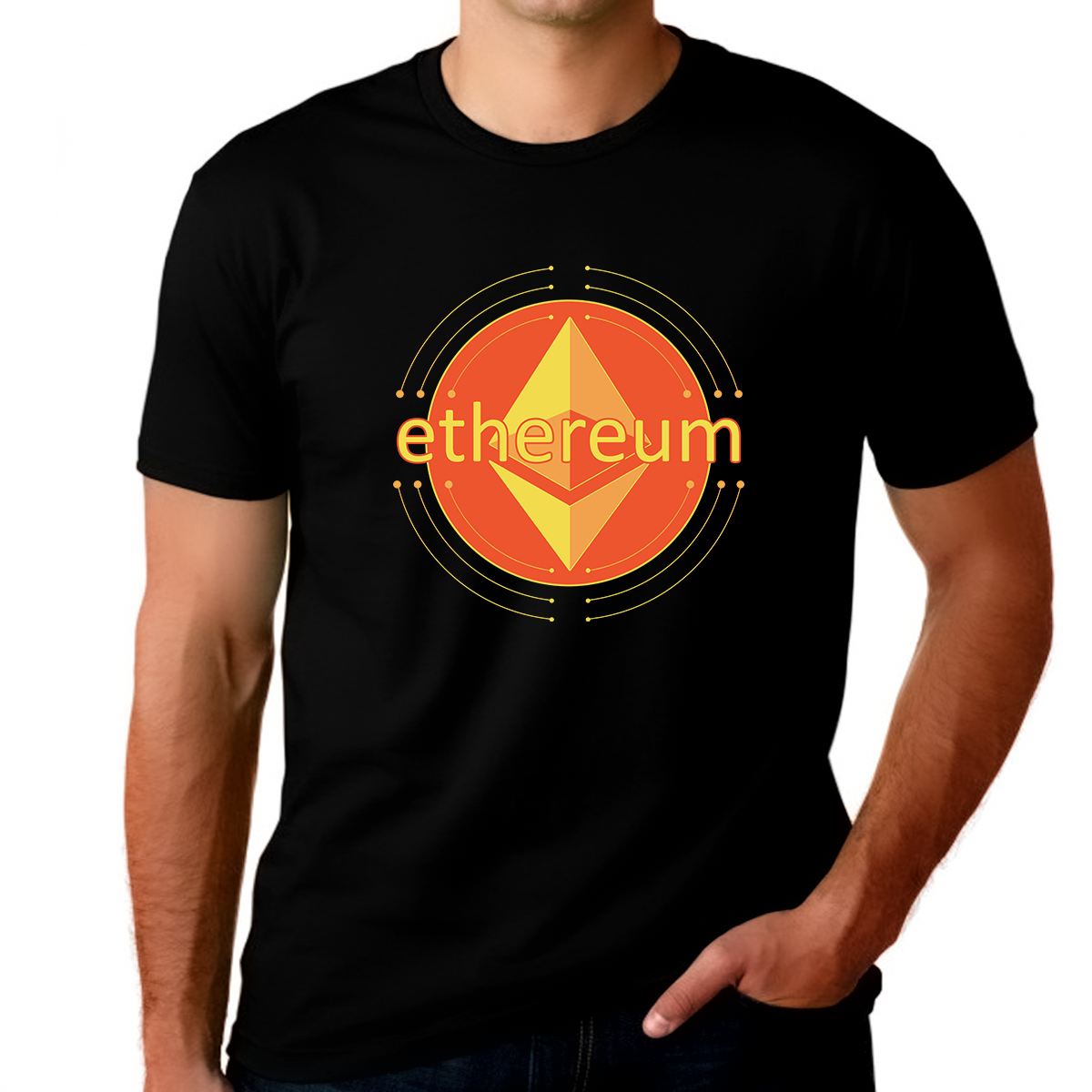 Plus Size Ethereum Shirts for Men Ethereum Shirt Cryptocurrency Crypto Shirt Crypto Ethereum Shirt