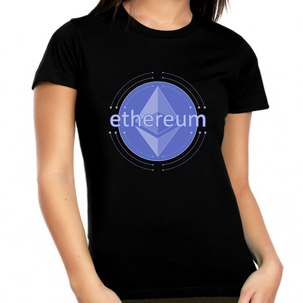 Plus Size Crypto Shirts for Women Ethereum Shirt Crypto Shirt Ethereum Cryptocurrency Ethereum Shirt