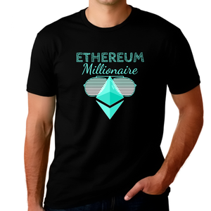 Crypto Shirts for Men Plus Size Ethereum Shirt Crypto Shirt Crypto Millionaire ETH Ethereum Shirt