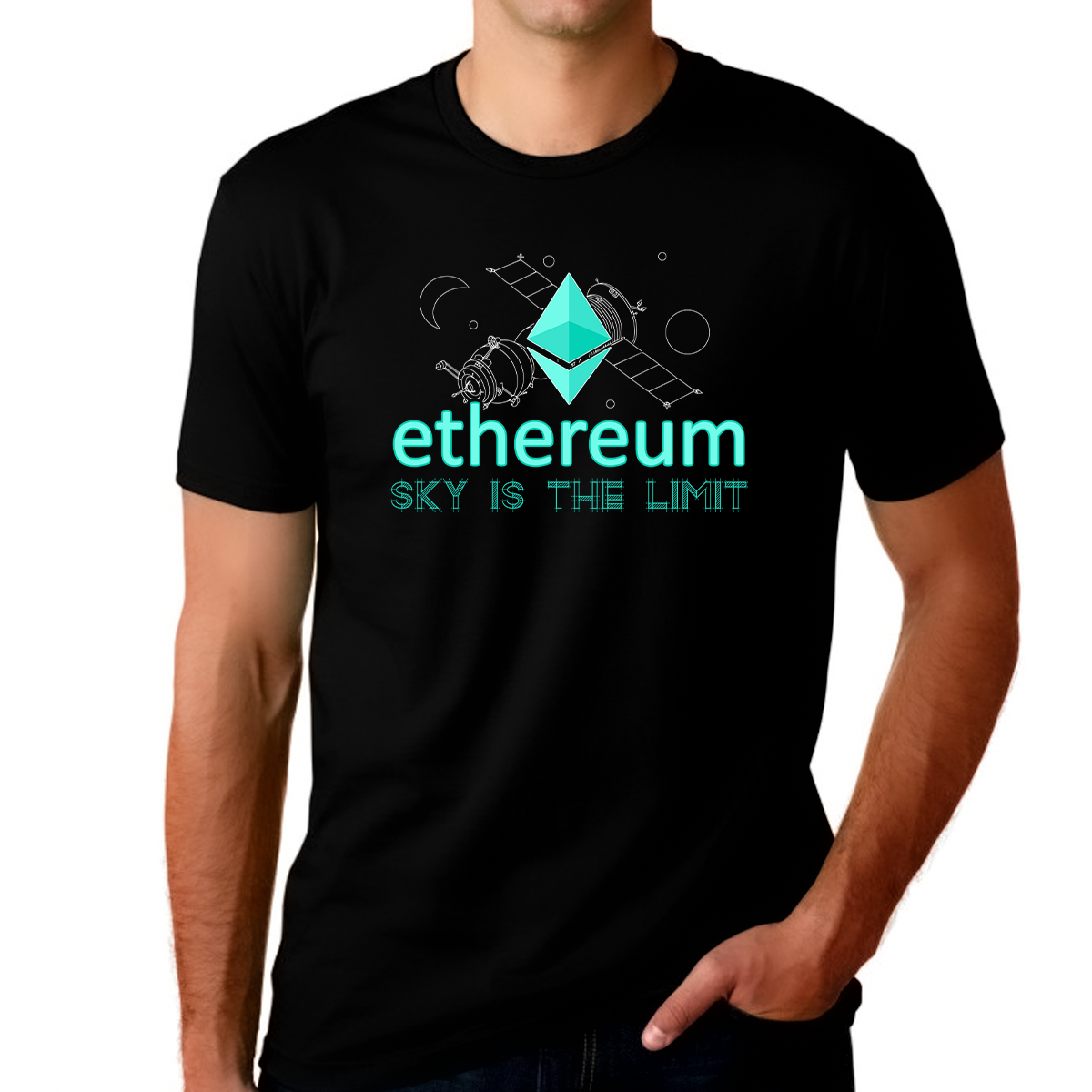 Ethereum Shirts for Men Crypto Gifts Ethereum Cryptocurrency ETH Shirt Crypto Shirt Cool Ethereum Shirt