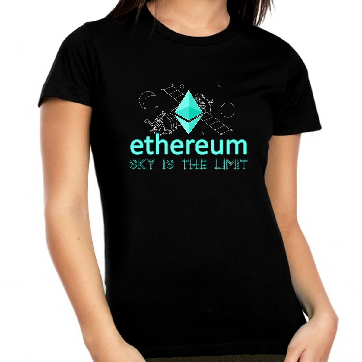 Plus Size Ethereum Shirts for Women Ethereum Cryptocurrency ETH Shirt Crypto Shirt Cool Ethereum Shirt