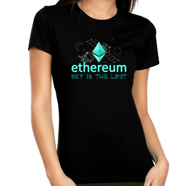 Ethereum Shirts for Women Crypto Gifts Ethereum Cryptocurrency ETH Shirt Crypto Shirt Cool Ethereum Shirt