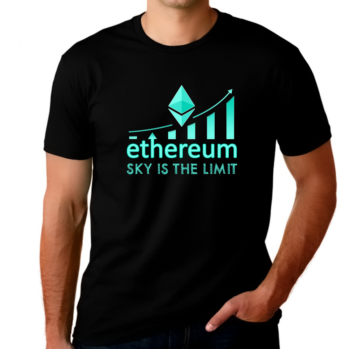 Big and Tall Crypto Shirts for Men Ethereum Crypto Currency Ethereum Shirt Blockchain Ethereum Shirt