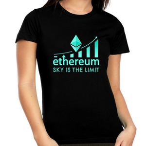 Crypto Shirts for Women Plus Size Ethereum Crypto Currency Ethereum Shirt Blockchain Ethereum Shirt
