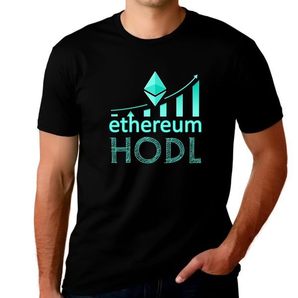 Ethereum Shirts for Men Plus Size Ethereum Shirt Crypto Shirt Hodl Shirt Crypto Gifts Ethereum Shirt