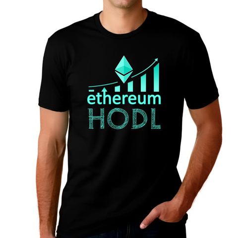 Ethereum Shirts for Men Crypto Gifts Ethereum Shirt Crypto Shirt Hodl Shirt Crypto Gifts Ethereum Shirt