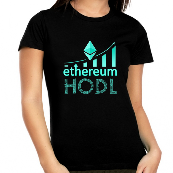 Plus Size Crypto Shirts for Women Ethereum Shirt Crypto Shirt Hodl Shirt Crypto Gifts Ethereum Shirt