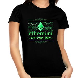 Ethereum Shirts for Women Plus Size Ethereum Shirt Crypto Shirt Ethereum No Limit ETH Ethereum Shirt