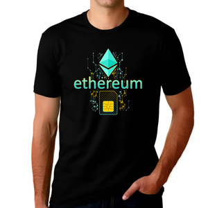 Ethereum Shirts for Men Crypto Gifts Ethereum Crypto Currency Ethereum Shirt ETH Digital Ethereum Shirt