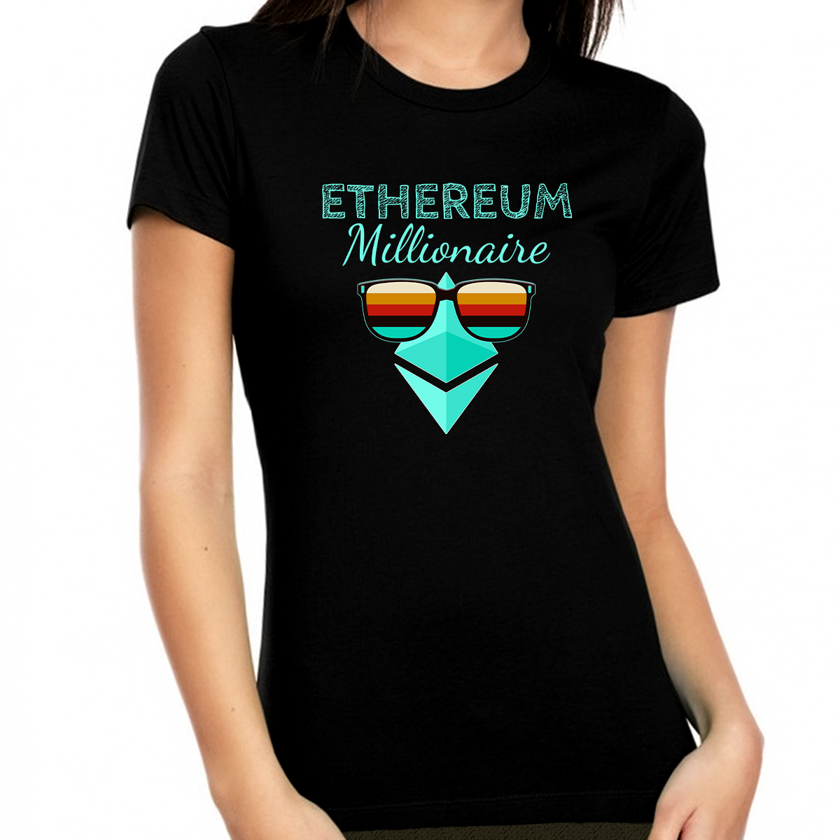 Crypto Shirts for Women Crypto Gifts Crypto Millionaire Ethereum Shirt Crypto Shirt ETH Ethereum Shirt