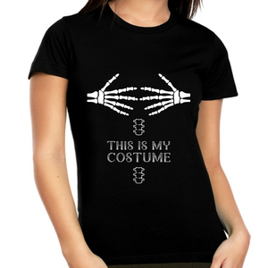 Funny Plus Size Halloween Shirts for Women Size 1X 2X 3X 4X 5X Skeleton Shirt Cute Halloween Clothes