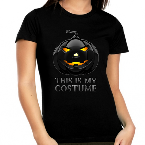 Funny Halloween Shirts for Women Plus Size 1X 2X 3X 4X 5X Pumpkin Shirt Halloween Tops for Women