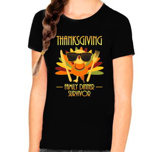 Thanksgiving Shirts for Girls Fall Shirts for Girls Turkey Shirt Kids Turkey Shirts Thanksgiving Tops