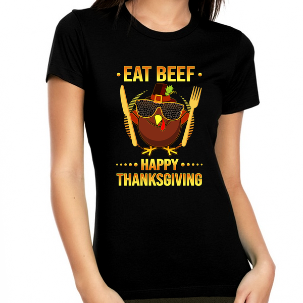 Funny Thanksgiving Shirts for Women Beef Shirt Thanksgiving Shirt Funny Turkey Shirt Fall Shirts