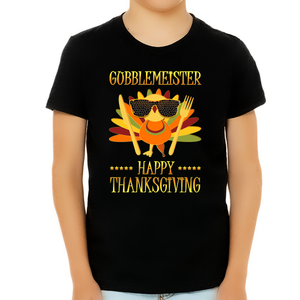Cute Thanksgiving Shirts for Boys Gobble Turkey Shirt for Boys Thanksgiving Shirts for Kids Fall Shirts
