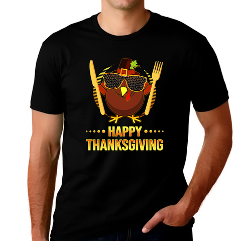 Big and Tall Funny Thanksgiving Shirts for Men Plus Size XL 2XL 3XL 4XL 5XL Plus Size Thanksgiving Outfit