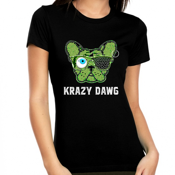 Crazy Dog Shirt - Dog Mom Shirt - Dog Shirts for Women Dog Mom Gifts for Women Dog Lover Shirts - Fire Fit Designs