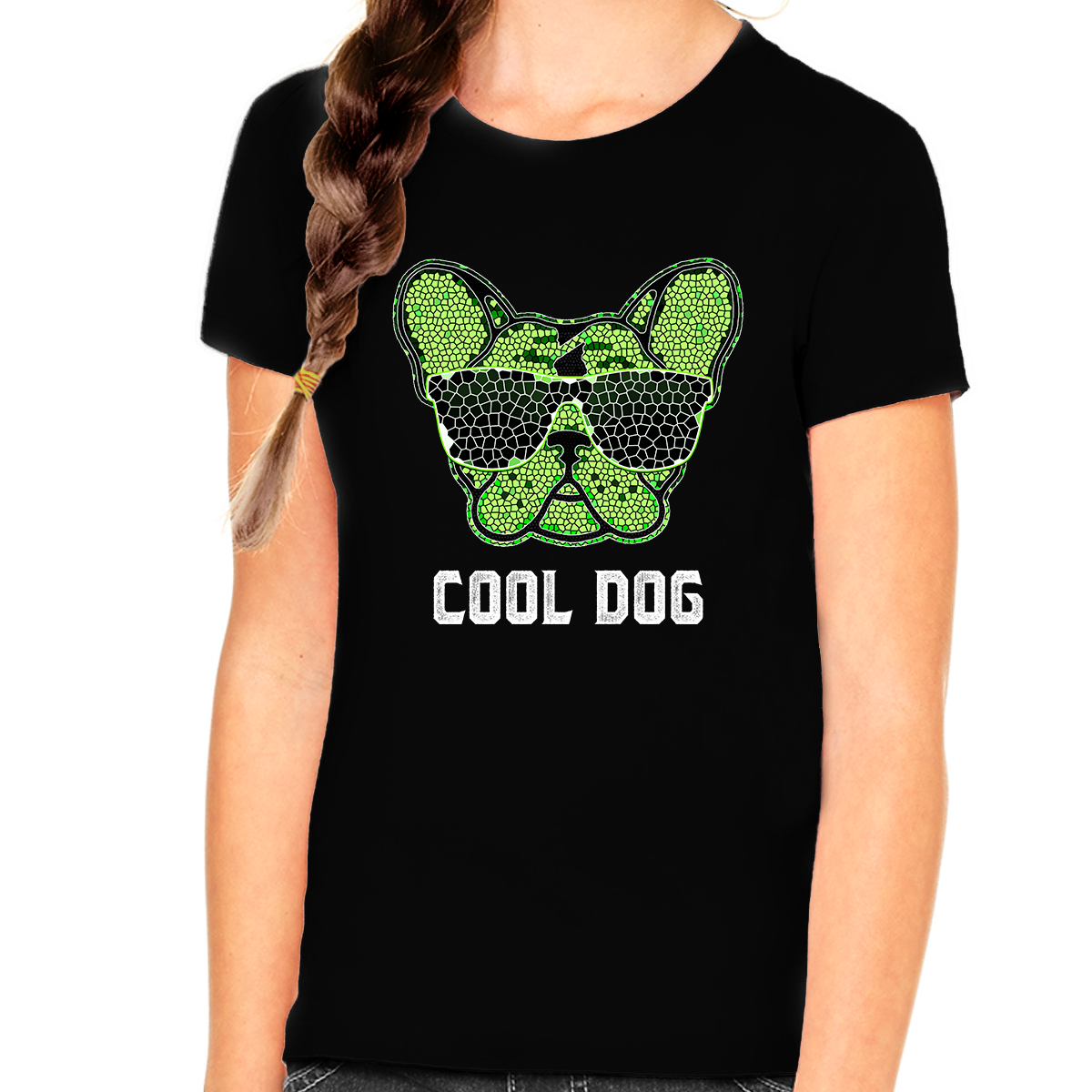 Cool Dog Shirt - Dog Shirts for Girls - Dog Gifts for Girls - Kids Dog Lover Shirts - Fire Fit Designs