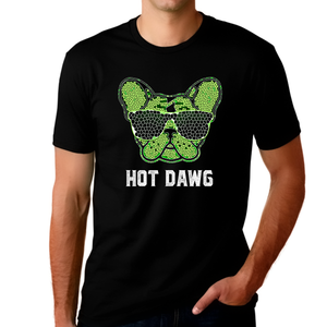 Hot Dog Shirt - Dog Dad Shirt - Dog Shirts for Men Dog Dad Gifts for Men Dog Lover Shirts - Fire Fit Designs